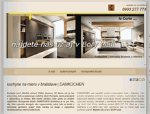 Tablet Screenshot of dankuchen-kuchyne.sk